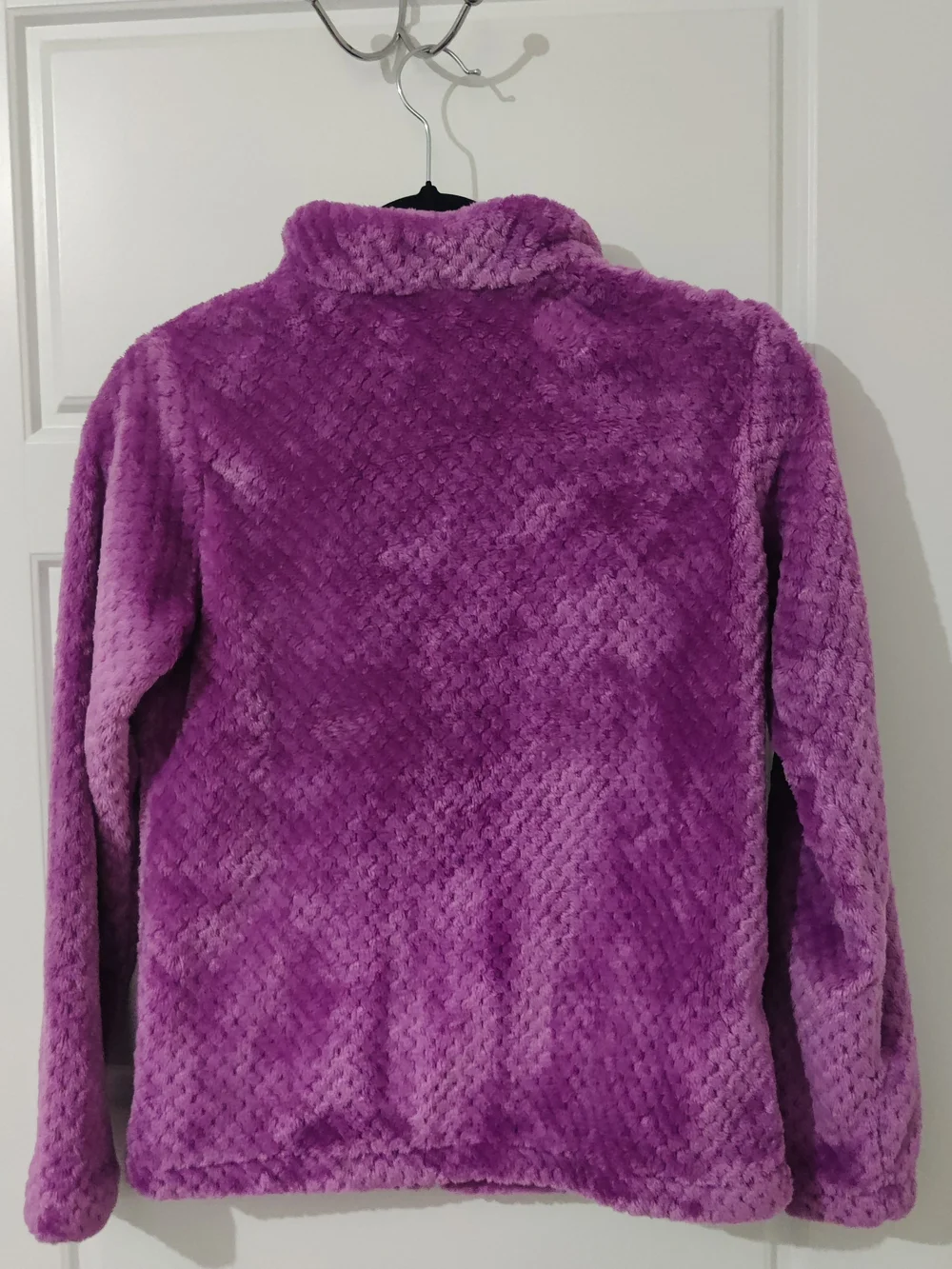 Columbia Girls' Purple Plush Zip-Up Jacket